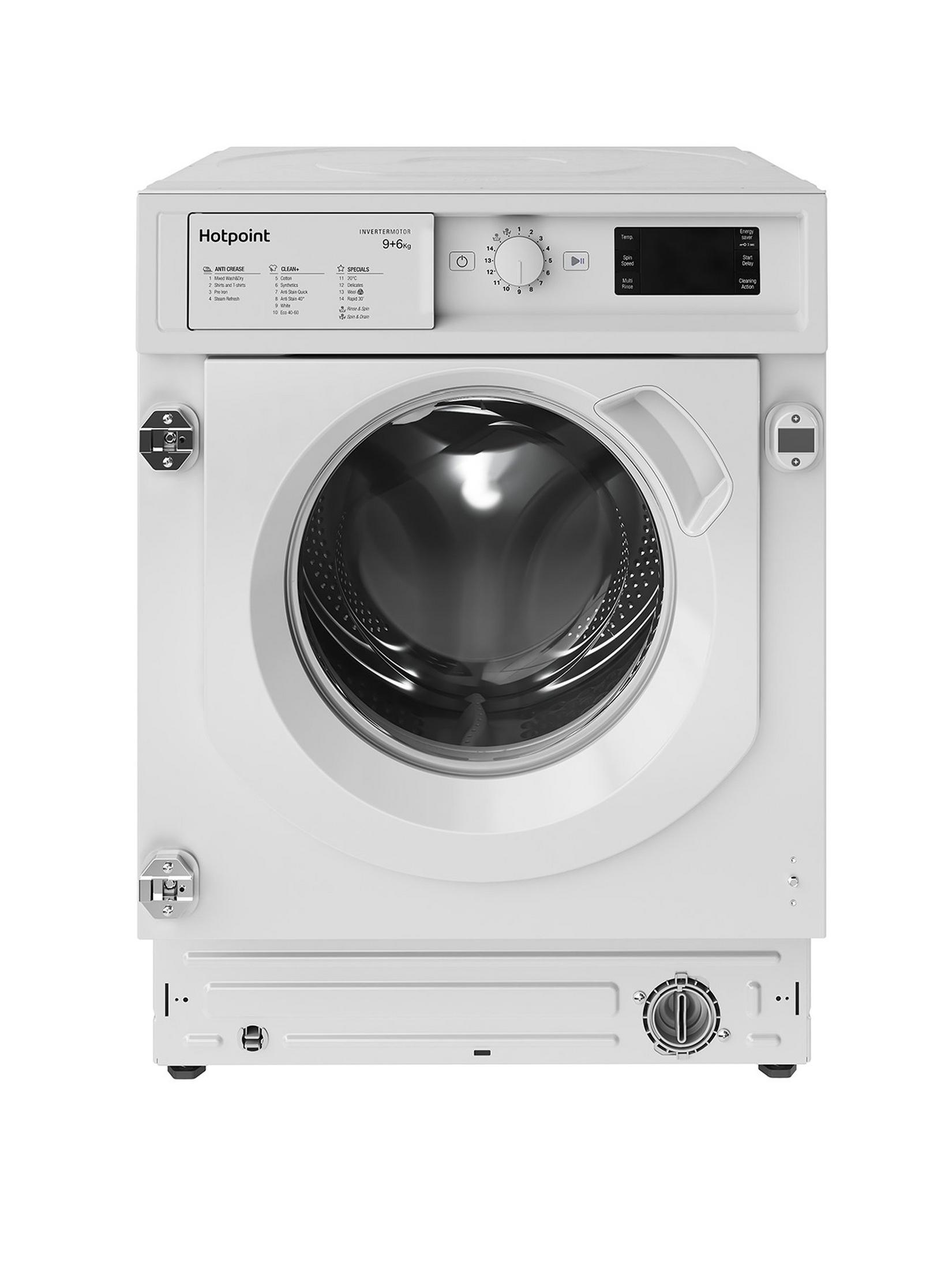 Whirlpool BI Freshcare Washer Dryer 9kg Wash and 6kg Dry 1400spin White
