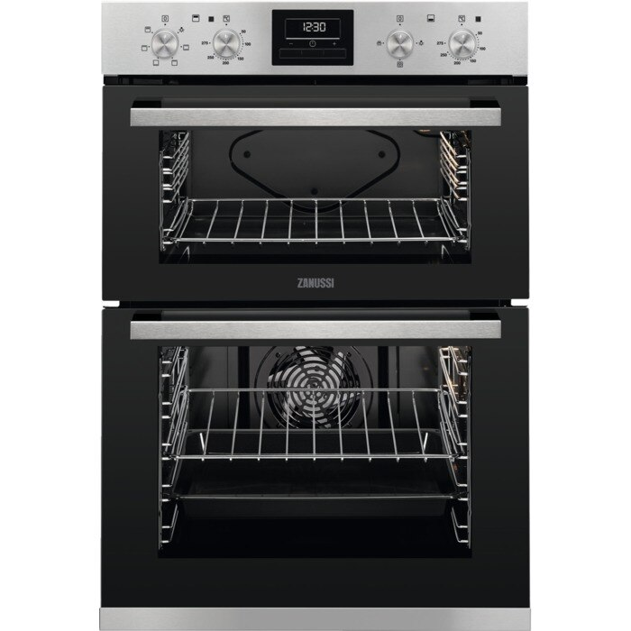 Zanussi Double oven Fan Oven Main Fully programmable timer